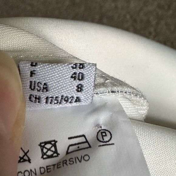 PINKO Italian Designer Strapless Print Cocktail Party Dress Made In Italy US 8 - Picture 9 of 12